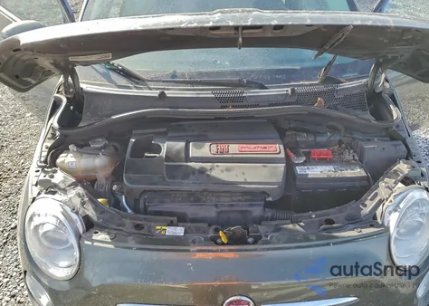 2017 Fiat 500 from USA, damaged, VIN 3C3FFKR6HT593716